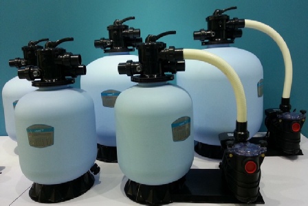 A large selection of sand filters
